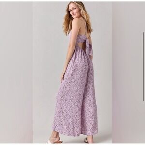 Miami Francesca's Lilac Purple Tie Romper Fairy Core‎ Chic Garden party Size S